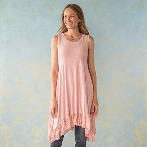 Sundance Ruffle Pink CoverUp Shirt